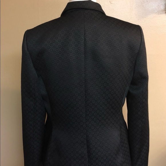 Black Patterned Blazer by Evan Picone NWT - Picture 4 of 11
